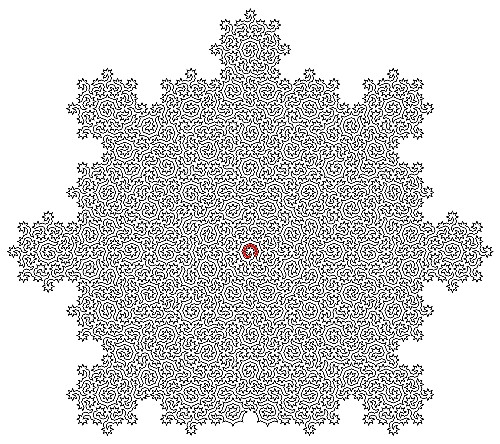 Image shows a Hamiltonian cycle (visited atoms not shown).